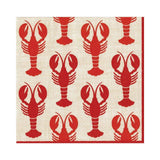 Caspari Lobsters Paper Luncheon Napkins - 20 Per Package 11300L