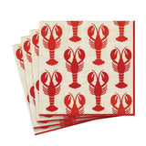 Caspari Lobsters Paper Luncheon Napkins - 20 Per Package 11300L