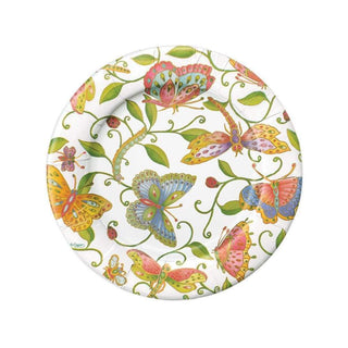 Caspari Parvaneh's Garden Paper Salad & Dessert Plates - 8 Per Package 12420SP