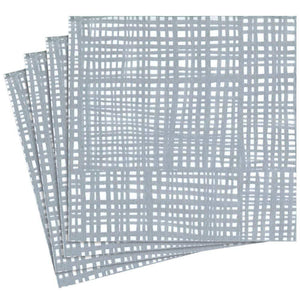 Caspari Gift Tissue Paper 4 Sheets Pebble Silver