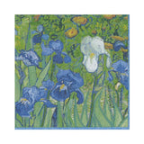 Caspari Van Gogh Irises Paper Luncheon Napkins - 20 Per Package 13670L