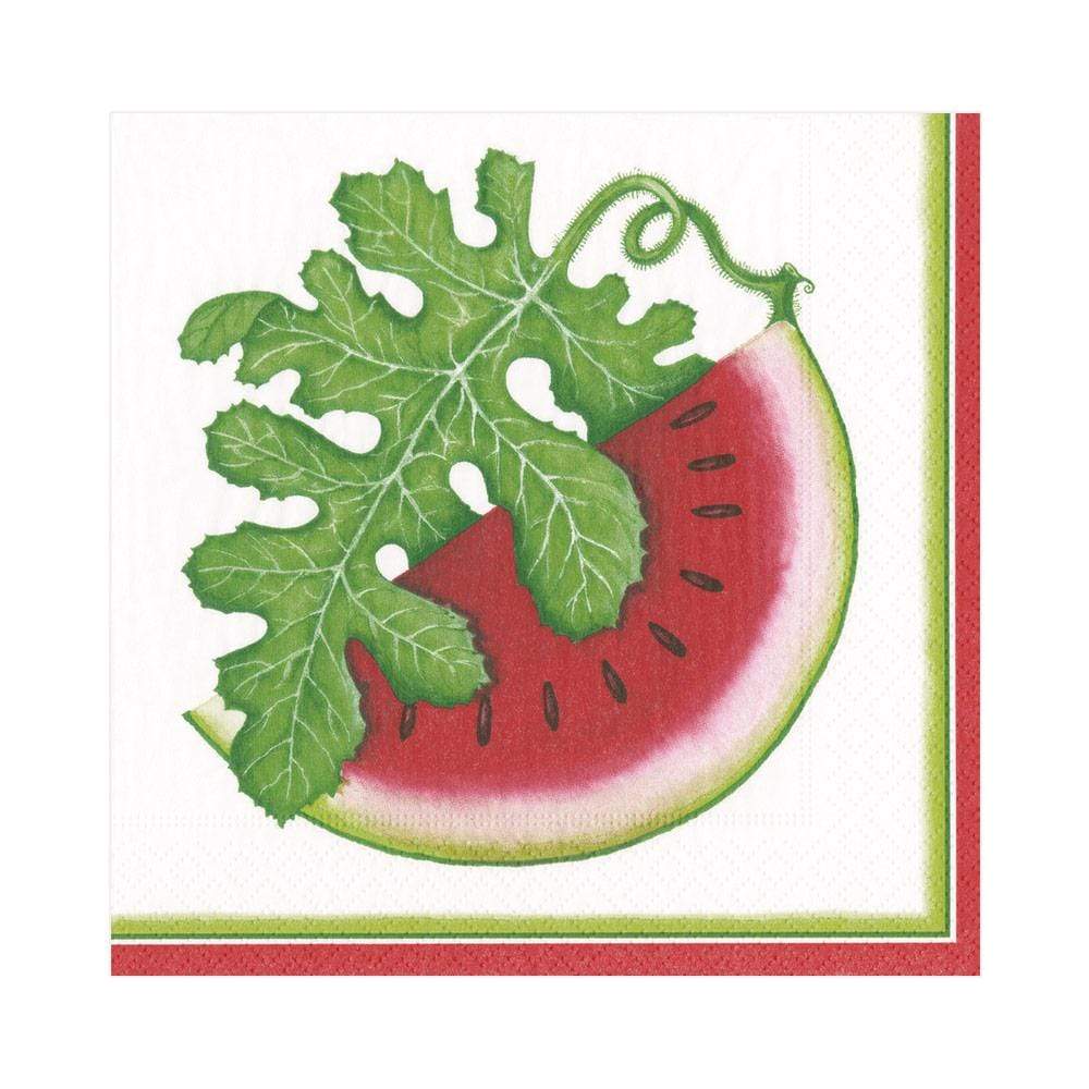 Caspari Watermelon Picnic Paper Luncheon Napkins - 20 Per Package 14530L