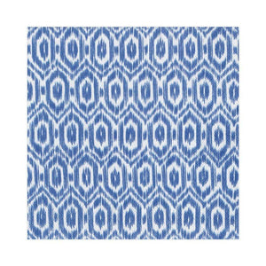 Block Print Leaves Cotton Dinner Napkins in White & Blue – Caspari Europe