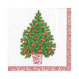 Caspari Decorated Tree Paper Luncheon Napkins - 20 Per Package 15400L