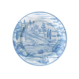 Caspari Salad/Dessert Plates, Delft Blue, 8 Inch - 8 plates