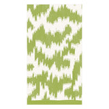 Caspari Modern Moiré Paper Guest Towel Napkins in Green - 15 Per Package 15952G