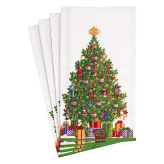 Caspari Musical Jamboree Tree Paper Guest Towel Napkins - 15 Per Package 16090G