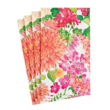 Caspari Summer Blooms Paper Guest Towel Napkins - 15 Per Package 16390G
