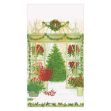 Caspari Winter Conservatory Paper Guest Towel Napkins - 15 Per Package 16640G