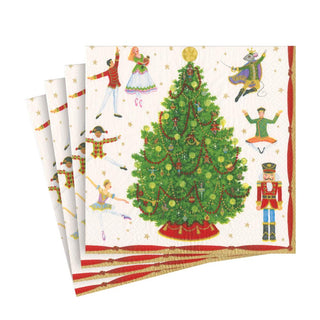 Caspari Nutcracker Ballet Paper Luncheon Napkins - 20 Per Package 16660L