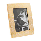 Pebble Lacquer 5" x 7" Picture Frame in Gold - 1 Each