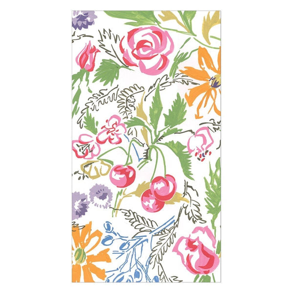 Halsted Floral Paper Guest Towel Napkins - NYBG Shop