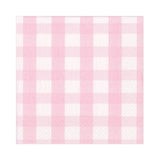 Caspari Gingham Paper Luncheon Napkins in Pink - 20 Per Package 17073L