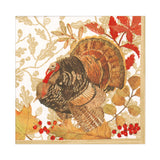 Woodland Turkey Paper Luncheon Napkins - 20 Per Package 17110L