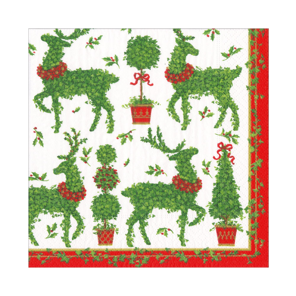 Animal Topiaries Paper Luncheon Napkins - 20 Per Package 17200L