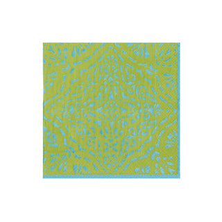 Annika Boxed Cocktail Napkins in Green  - 40 Per Box
