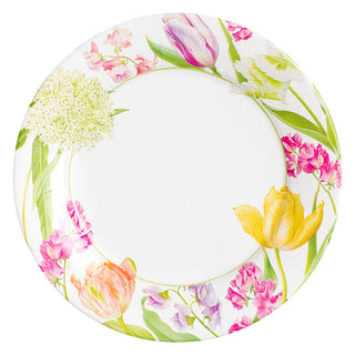 Spring Flower Show Dinner Plates - 8 Per Package