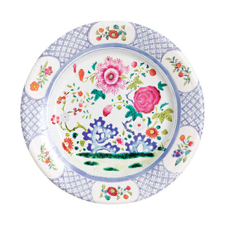 Floral Porcelain Salad & Dessert Plates - 8 Per Package