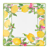 Limoncello Square Dinner Plates - 8 Per Package