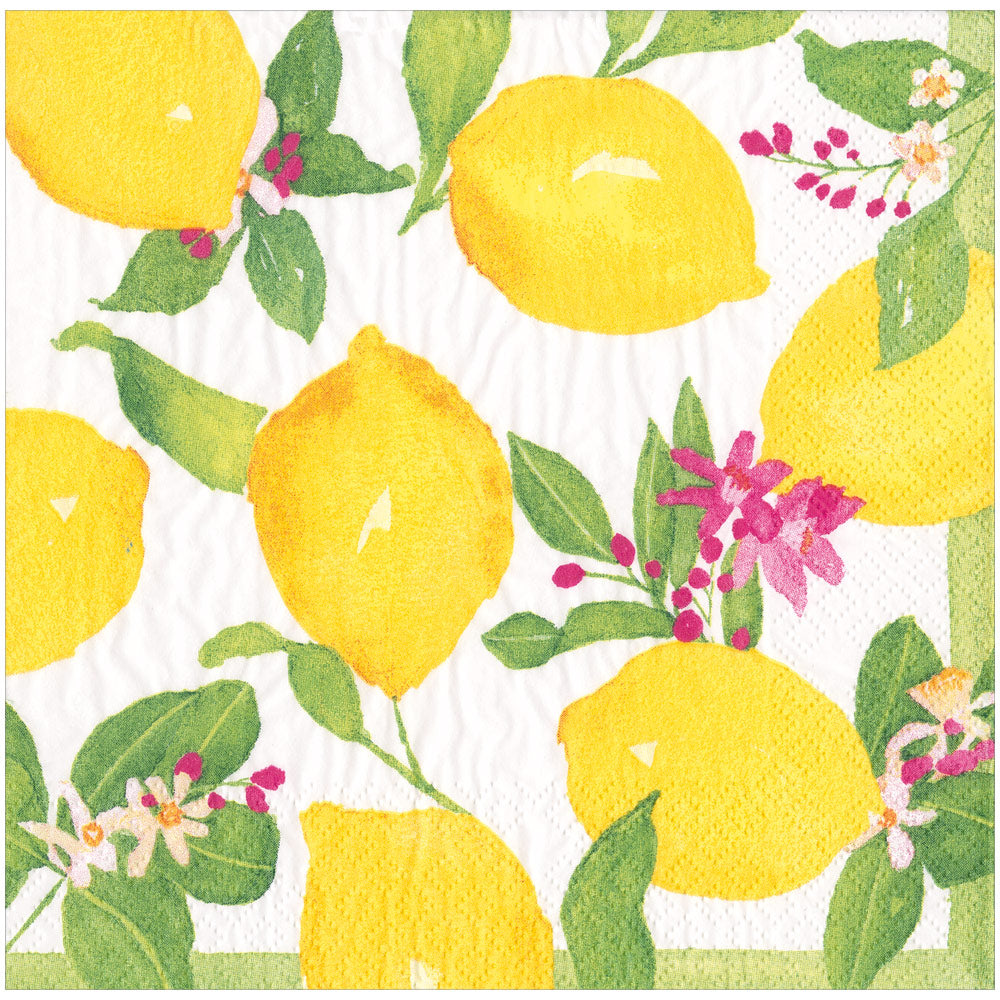 Limoncello Dinner Napkins - 20 Per Package