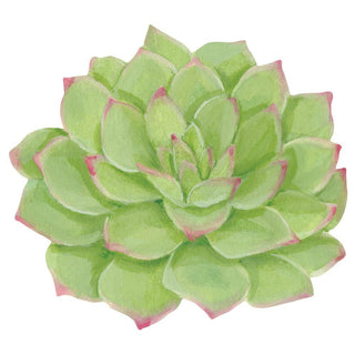 Caspari Succulents Die-Cut Placemat - 1 Per Package 3051PMS