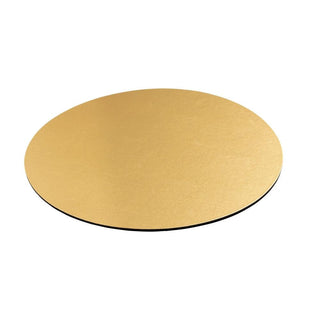Caspari Luster Round Felt-Backed Placemat in Gold - 1 Each 4021PMR