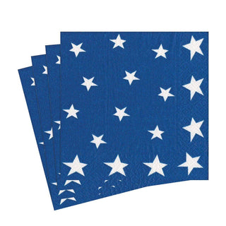 Caspari Stars and Stripes Paper Luncheon Napkins - 20 Per Package 7920L