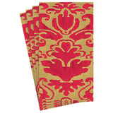 Palazzo Paper Guest Towel Napkins in Red - 15 Per Package 7962G