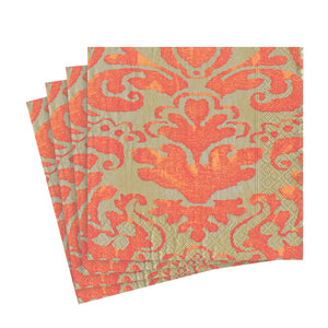 Palazzo Foil Metallic Gift Wrapping Paper in Red & Gold - 30 x 6' Rol –  Caspari