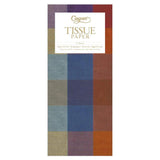 Caspari Thai Silk Tissue Paper in Blue & Brown - 4 Sheets Included 89410TIS