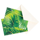 Caspari Palm Fronds Boxed Note Cards - 8 Note Cards & 8 Envelopes 90600.46