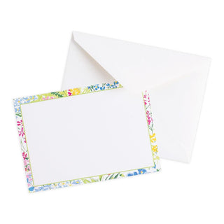 Caspari Meadow Flowers Blank Correspondence Cards - 20 Cards & 20 Envelopes 90627CCU