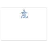 Caspari Pagoda Toile Blank Correspondence Cards - 20 Cards & 20 Envelopes 90630CCU