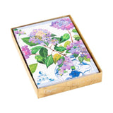 Caspari Hydrangeas and Porcelain Assorted Boxed Note Cards - 8 Note Cards & 8 Envelopes 91602.46
