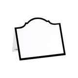 Caspari Arch Die-Cut Place Cards in Black Foil - 8 Per Package 91903P