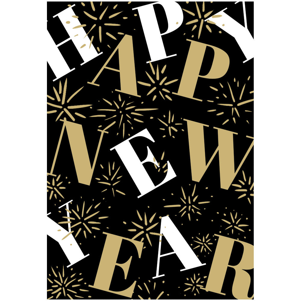happy-new-year-foil-greeting-card-1-card-1-envelope-caspari-europe for Free Printable Happy New Year Cards Happy New Year Foil Greeting Card - 1 Card & 1 Envelope – Caspari Europe for Free Printable Happy New Year Cards