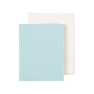 Caspari Solid Gift Enclosure Cards in Blue - 4 Mini Cards & 4 Envelopes 94534ENC