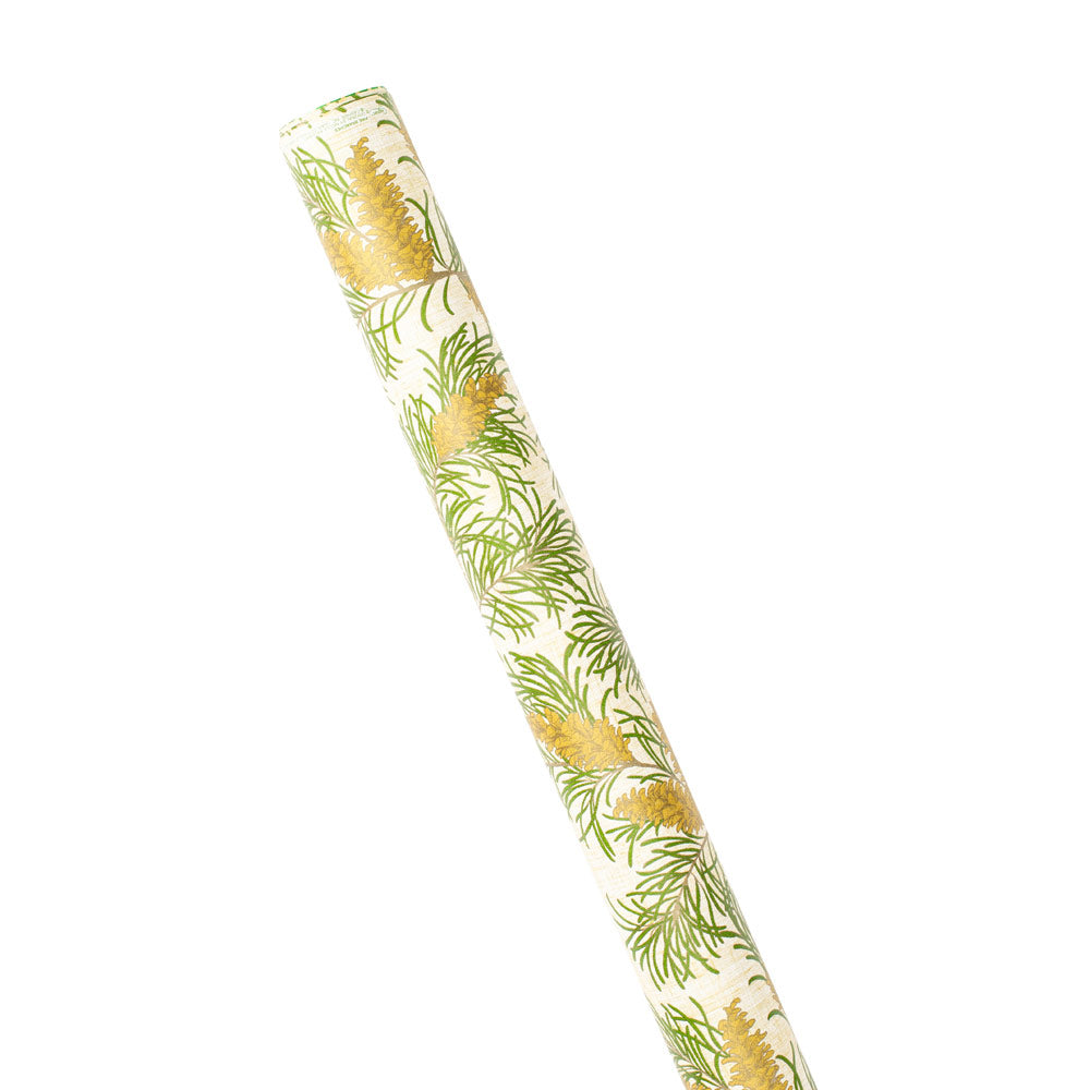 Modern Pine Gift Wrap - One 76.2 cm X 2.44 m Roll