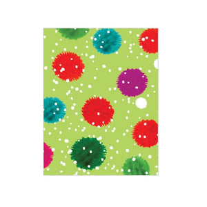 Caspari Christmas Trees Self-Adhesive Labels - 12 per Package