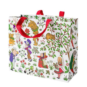 Caspari Alice in a Winter Wonderland Small Square Gift Bag - 1 Each –  Caspari Europe