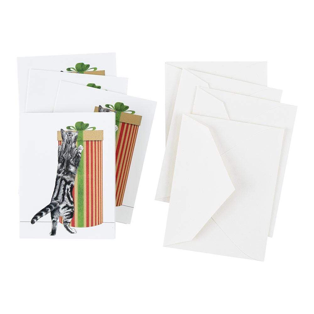 Caspari Boxwood Gift Enclosure Cards in Gold - 4 Mini Cards & 4 Envelopes –  Caspari Europe