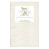 Caspari Moiré Paper Table Cover in Ivory - 1 Each 9717TCP