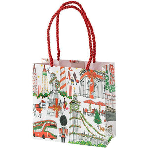 Caspari Alice in a Winter Wonderland Small Square Gift Bag - 1 Each –  Caspari Europe