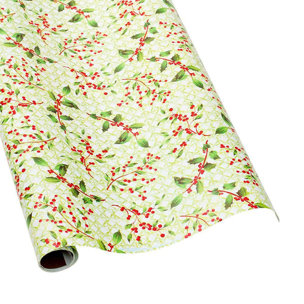 Halsted Floral Gift Wrapping Paper - 76 cm x 2.44 m Roll – Caspari Europe