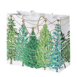 Embossed Little Trees Christmas Gift Wrap 1/2 Ream 417 ft x 30 in