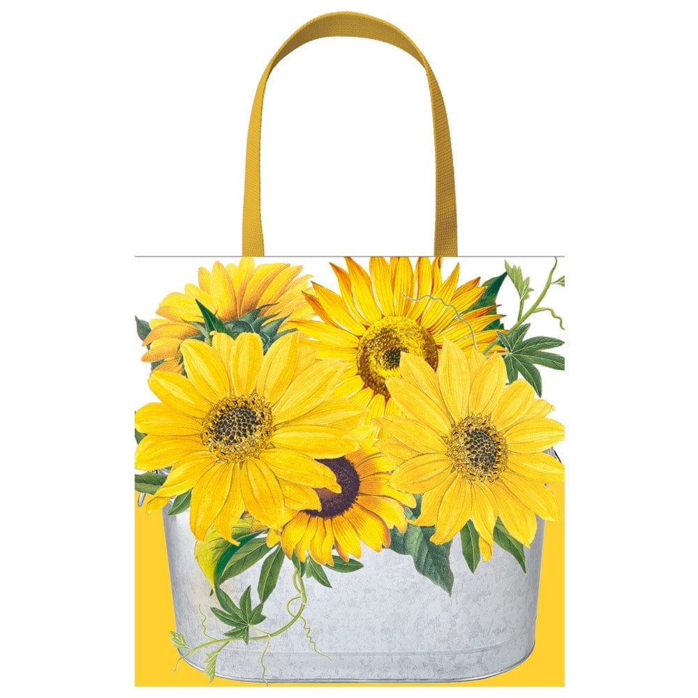 Sunflowers Small Square Gift Bag - 1 Each – Caspari