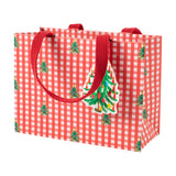 Christmas Tree Gingham Small Gift Bag - 1 Each 9803B1