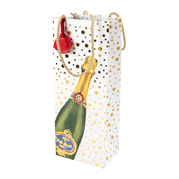 Sparkling Wine & Bottle Gift Bag - 1 Each – Caspari Europe