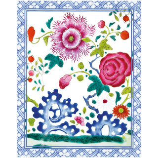 Floral Porcelain Bridge Tally Sheets - 12 per Package