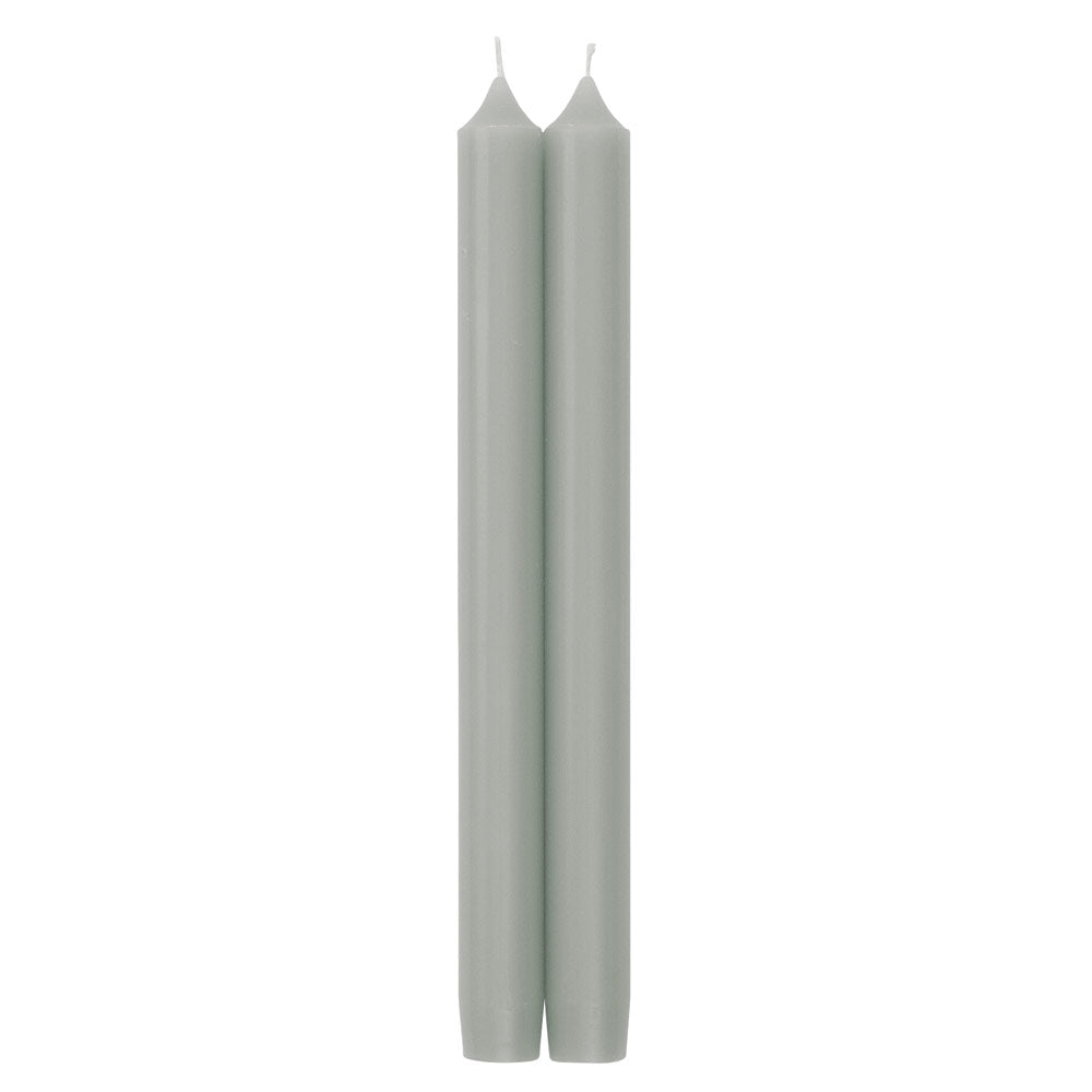 Pale Grey Candles - 2 Candles Per Package